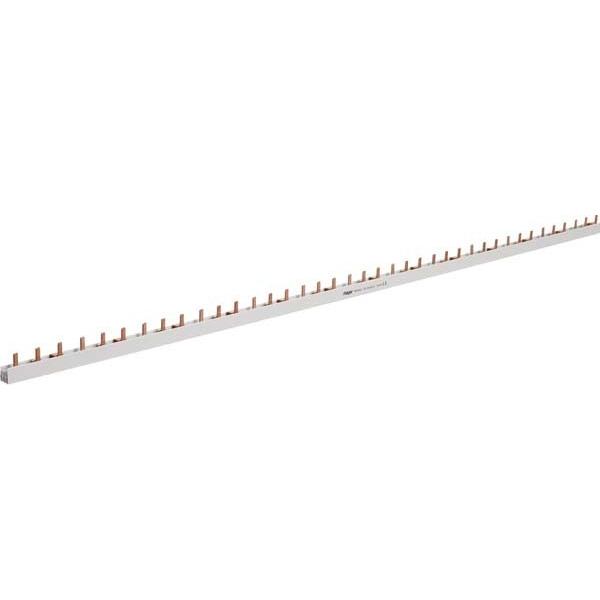 Hager, Verteilerschrank Zubehör, Kammschiene 3polig 80A KB380Q Stiftanschluss 16qmm 37 Module