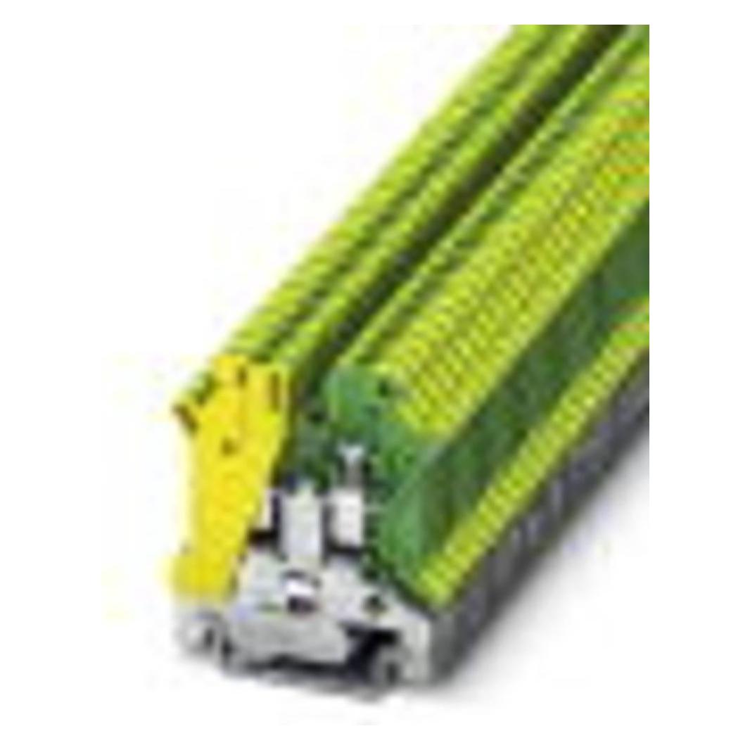 Phoenix Contact USLKG 3 N 3000611 Schutzleiterklemme 0.20 mm² 2.50 mm² Grün-Gelb 50 St., Elektronikkabel + Stecker, Grün, Gelb