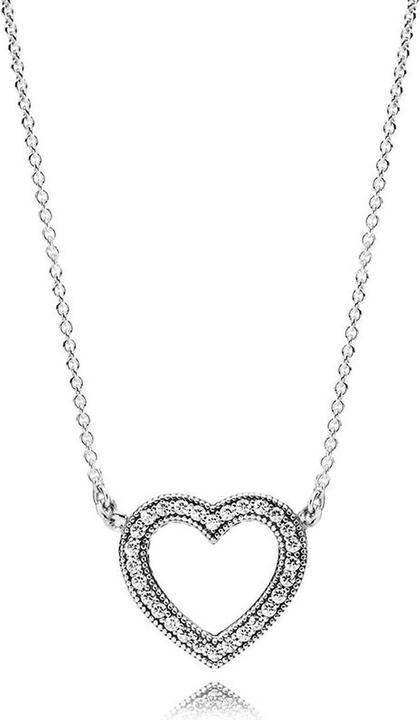 Produktbild Pandora Halskette Herz (Silber, 45 cm)