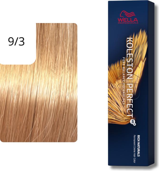Image du produit Wella Koleston Perfect Me+ Rich Naturals (9/3 blond clair or blond clair)