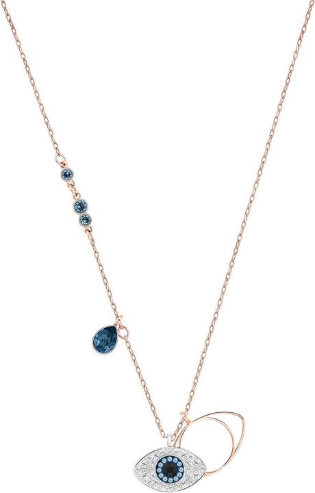Immagine prodotto Swarovski Duo Evil Eye (Acciaio inossidabile, 38 cm)