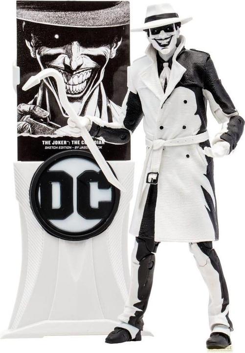 Produktbild McFarlane Batman: Three Jokers DC Multiverse Actionfigur The Joker: The Comedian Sketch Edition (Gold Label) 1