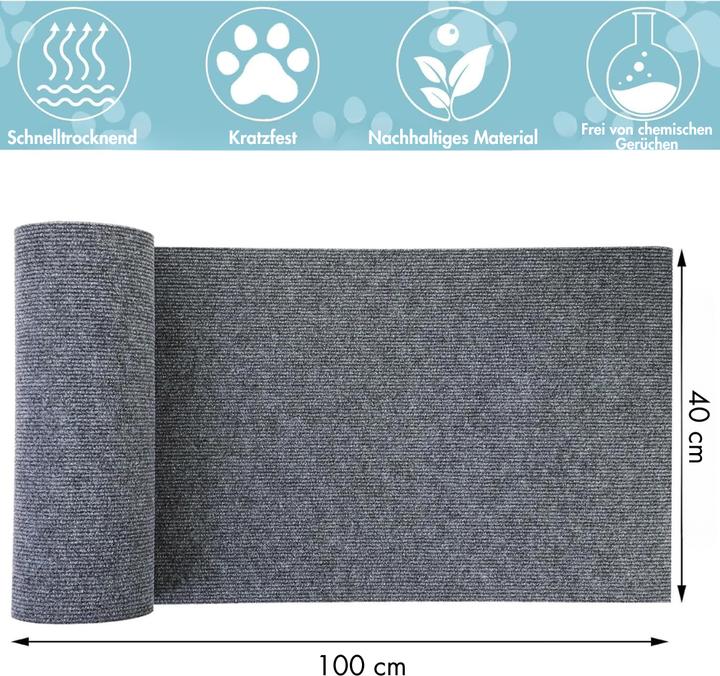 Image du produit Suba Tapis à gratter autocollant (0.20 cm, Gris)