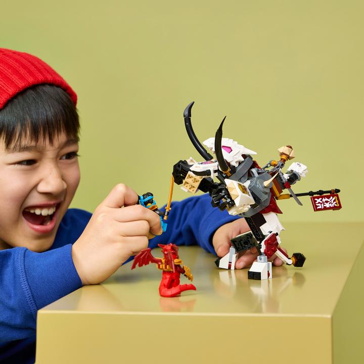 Produktbild LEGO Zilvar auf seinem Drachentier Grimtak (71863, LEGO Ninjago)