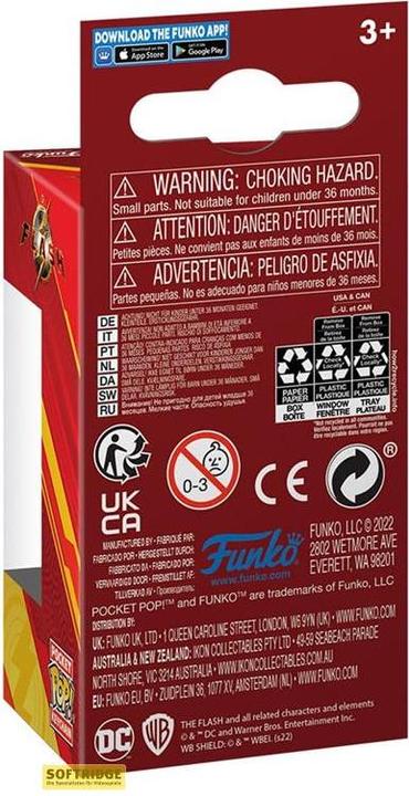 Immagine prodotto Funko FLASH MOVIE - Portachiavi Pocket Pop - Supergirl