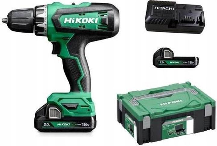 Produktbild Hikoki HAMMER DRILL 18V 55Nm 2x2.0Ah DV18DFWQZ (Schlagbohrschrauber)