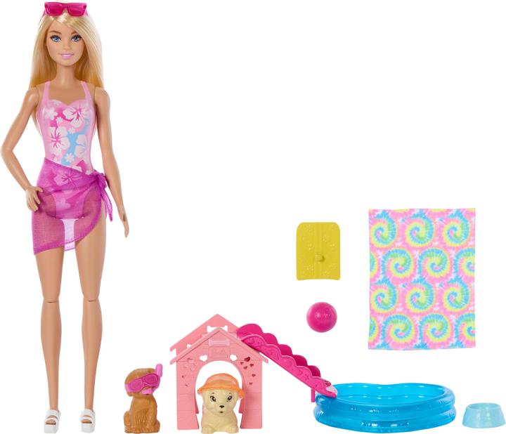 Immagine prodotto Barbie Puppy Pool Party - Aloha Blonde