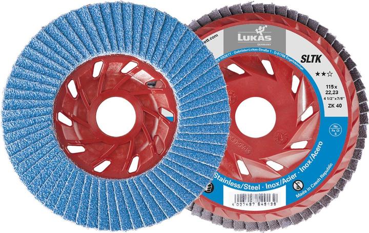 Actual product image Lukas Flap disc SLTK universal Ø 125 mm zirconia alumina grit 40 (40)