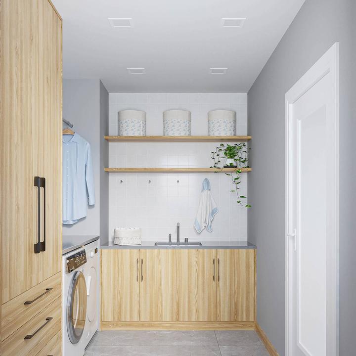 Actual product image Prios Helina LED recessed lamp, white, 16.5 cm (820 lm)