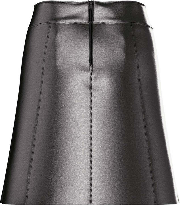 Produktbild Selected Femme Metallic Lederminirock (34)
