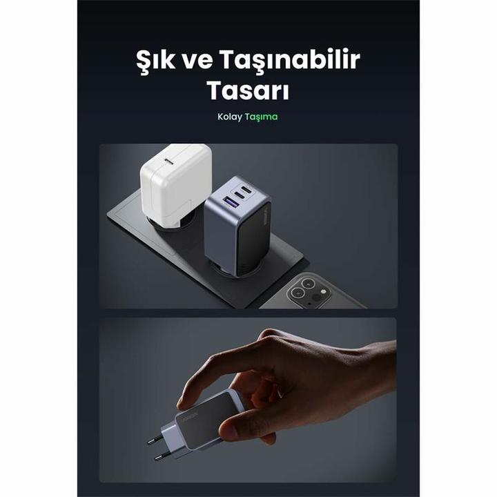 Productafbeelding Ugreen Nexode S (65 W, 3 ports)