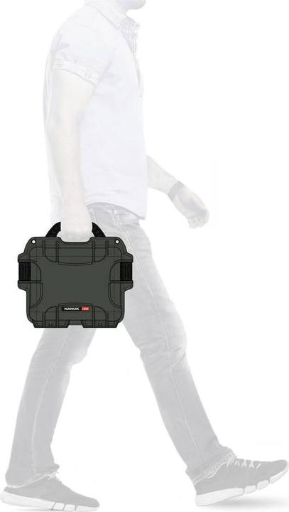 Actual product image Nanuk Plastic Case 908 - with Foam Olive Green (Photo case, 8.80 l)