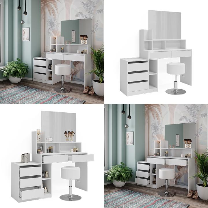 Image du produit Vicco Anja mit Hocker (139.80 x 40 x 115 cm)