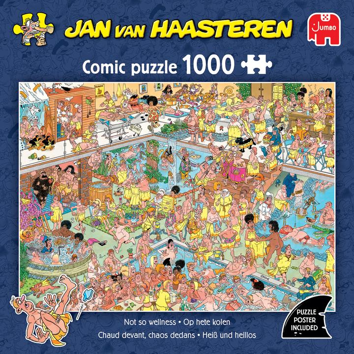 Actual product image Jumbo Jan van Haasteren - Heiss und Heillos (1000 pieces)