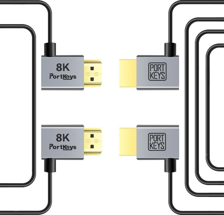 Produktbild Portkeys HDMI (Typ A) - HDMI (Typ A) Kit (1 m)