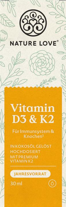 Nature Love Vitamin D3 & K2