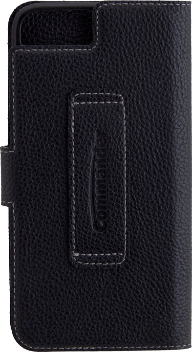 Commander PETER JÄCKEL Book Case ELITE schwarz fuer Apple iPhone 7 / iPhone 8 (Apple iPhone 7)