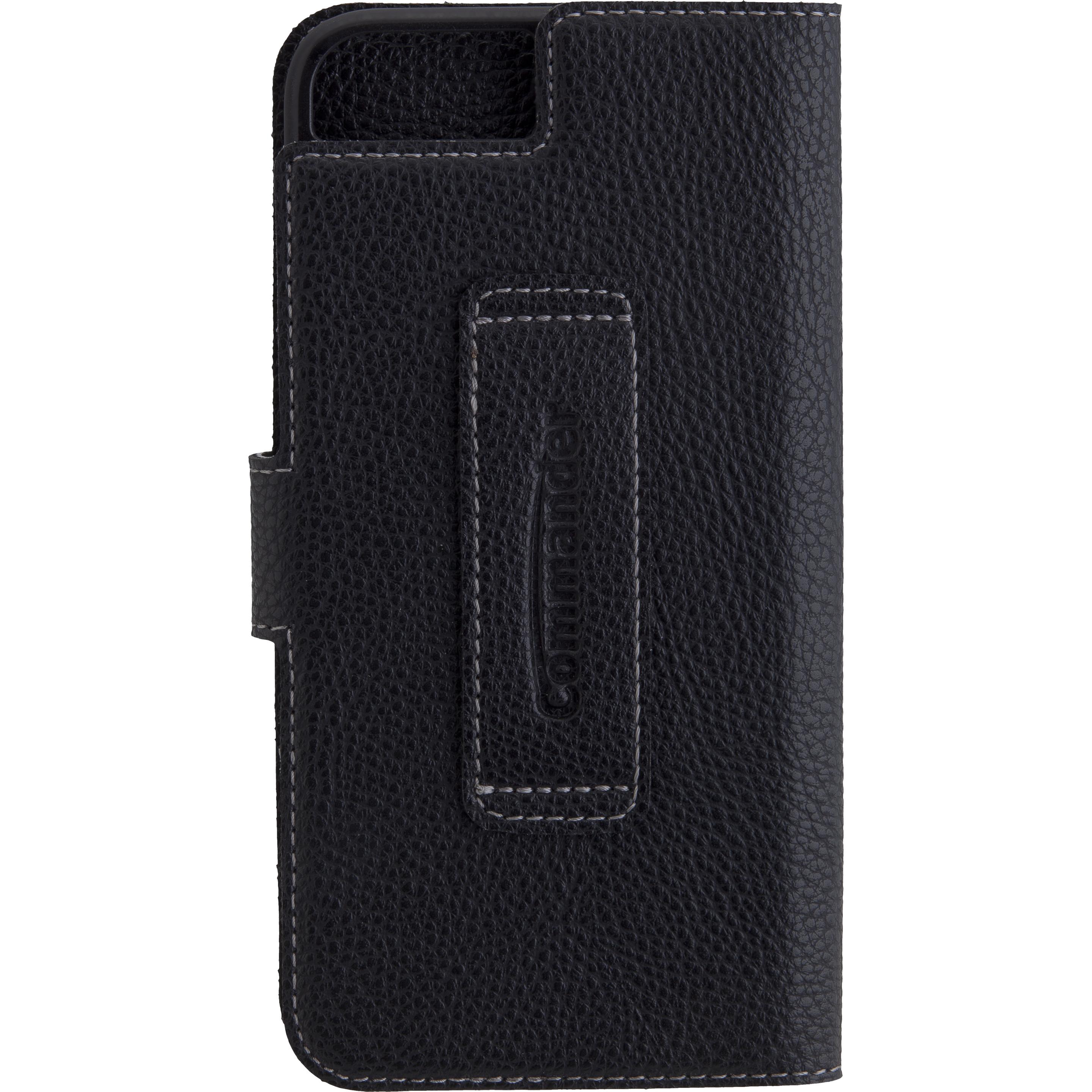 Commander PETER JÄCKEL Book Case ELITE schwarz fuer Apple iPhone 7 / iPhone 8 (Apple iPhone 7), Smartphone Hülle, Schwar...