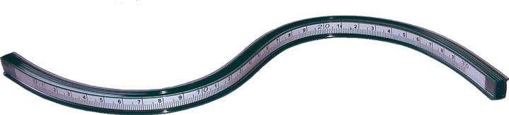 Actual product image Rumold Flexible curve rulers (30 cm, Plastic)