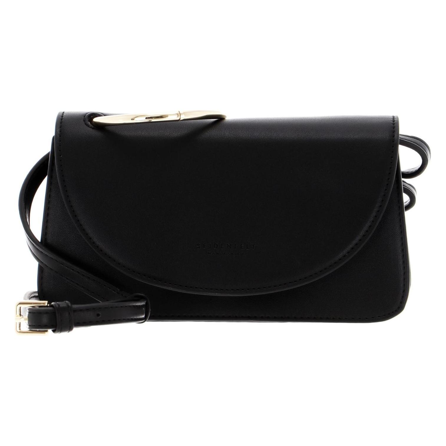 Seidenfelt, Damen, Handtasche, Gränna, Schwarz