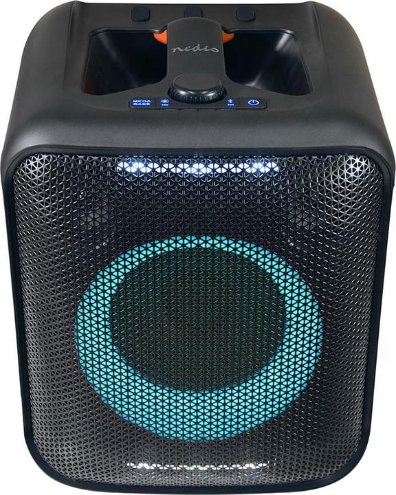 Produktbild Nedis Bluetooth®-Party-Lautsprecher | max. Batteriespielzeit: 5 Std | 150 W | Tragegriff | Partylich (5 h)
