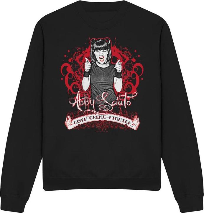 Actual product image Ncis Unisex Adult Goth Crime Fighter Sweatshirt (S)