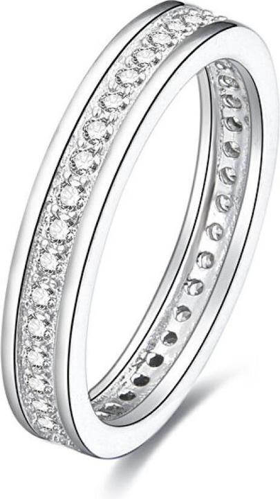 Produktbild Beneto Silver ring with zircons AGG26 - Circuit: 52 mm (52, 925 Silber)