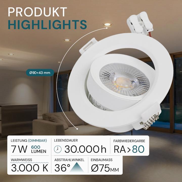 Produktbild Luxula LED Downlight (600 lm)