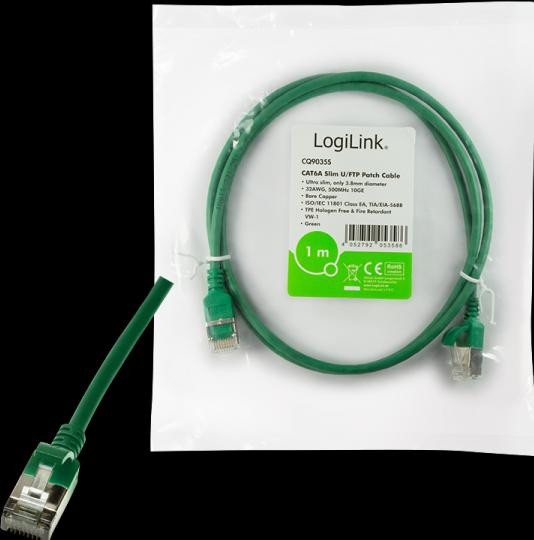 Produktbild LogiLink Netzwerkkabel (STP, CAT6a, 0.30 m)