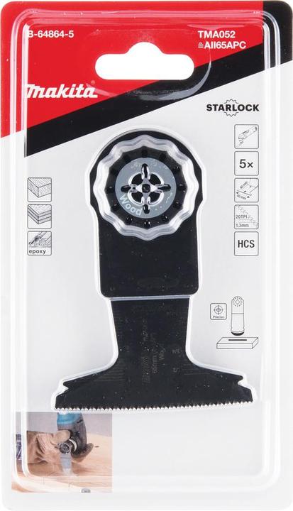 Image du produit Makita Lame de scie plongeante 65mm TMA052 5pcs