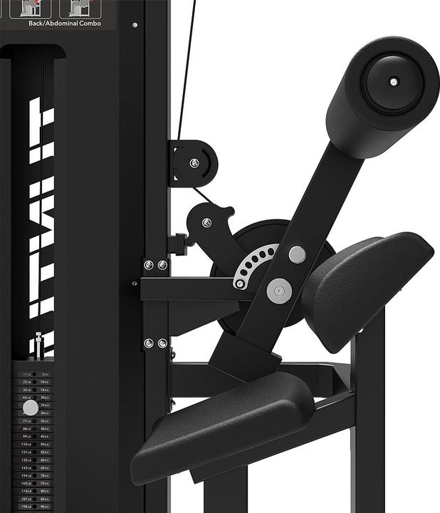 Image du produit Tunturi Platinum Dual Back/Abdominal Combo Appareil pour abdominaux et dos avec empilement de poids