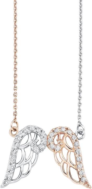 Immagine prodotto Amor Collana lunga 42 cm con ciondolo a forma di ala in argento 925 (Argento)