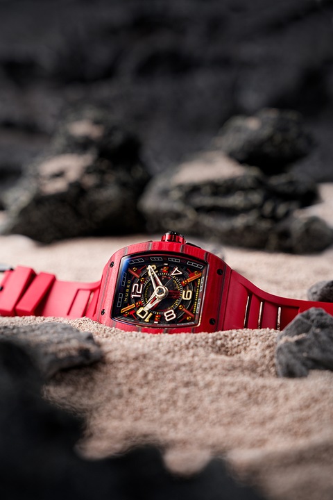 Actual product image Nubeo NB-6079-02 Parker Automatic Limited 44mm 3ATM men's watch