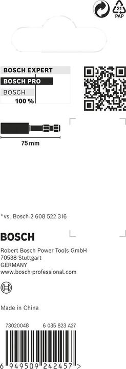 Produktbild Bosch Professional Zubehör PRO Standard Bit Holder Impact, 75 mm