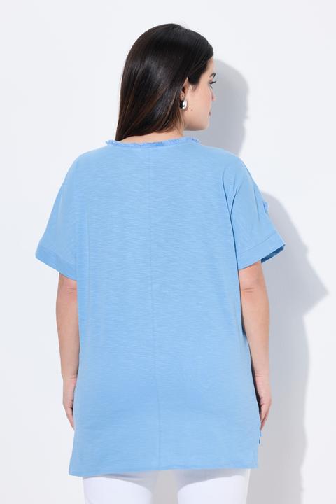 Immagine prodotto Angel of Style T-Shirt, oversized, Fransen, Zier-Zipper (48)