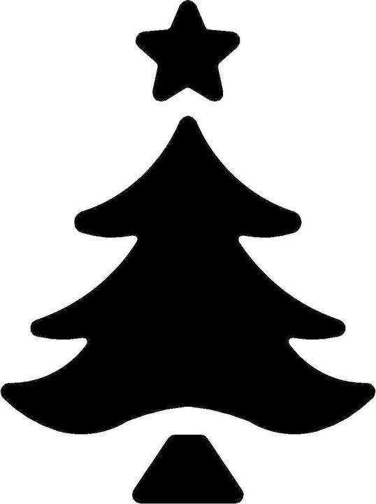 Actual product image Wedo Motif punch large, Christmas tree