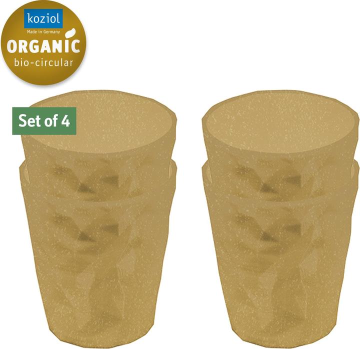 Produktbild Koziol Trinkglas Superglas Club No. 2 250 ml, 4 Stück, Beige (0.25 l, 4 x)