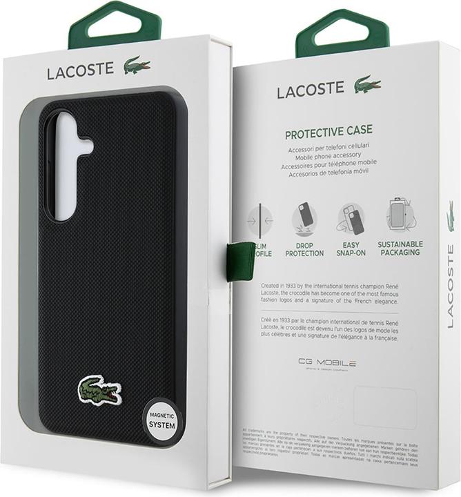 Produktbild Lacoste Case Iconic Petit Pique Woven Logo (Samsung Galaxy S25)