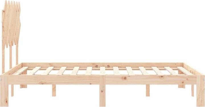 Image du produit VidaXL Massivholzbett mit Kopfteil 4FT6 Double (135 x 190 cm)