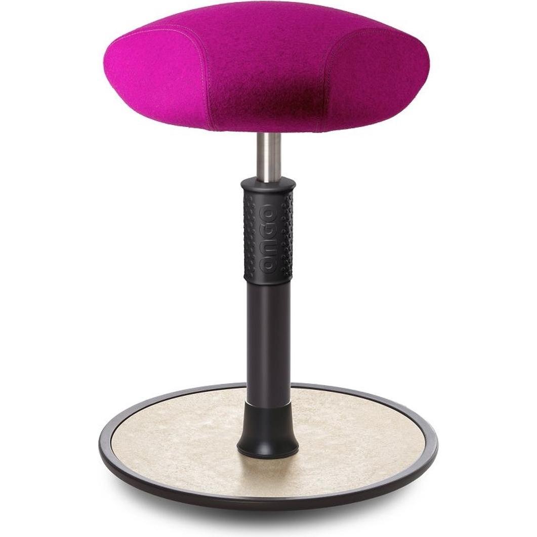 Ongo, Bürostuhl, Sitz- Stehhocker Free Regular Triangel kvadrat Divina Mel. Pink schw. /creme