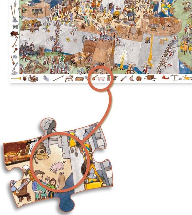 Immagine prodotto Djeco Il castello 100 parti (100 pezzi)