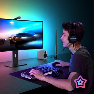 Image du produit Govee DreamView G1 Pro Lumière de jeu, RGBIC, WiFi (300 lm)