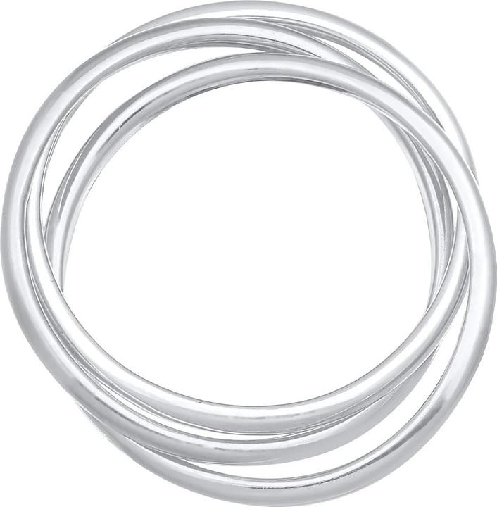 Actual product image Elli Ring Wrap Ring Trini Basic 925 Silver (58, 925 Silver)