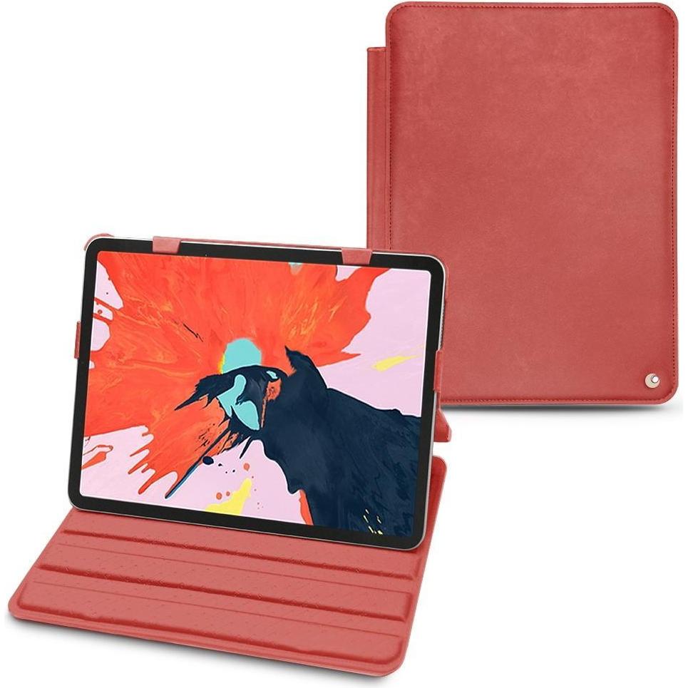 Noreve Lederschutzhülle horizontal (iPad Air 2020 (4. Gen), iPad Air 2022 (5. Gen)), Tablet Hülle, Rot