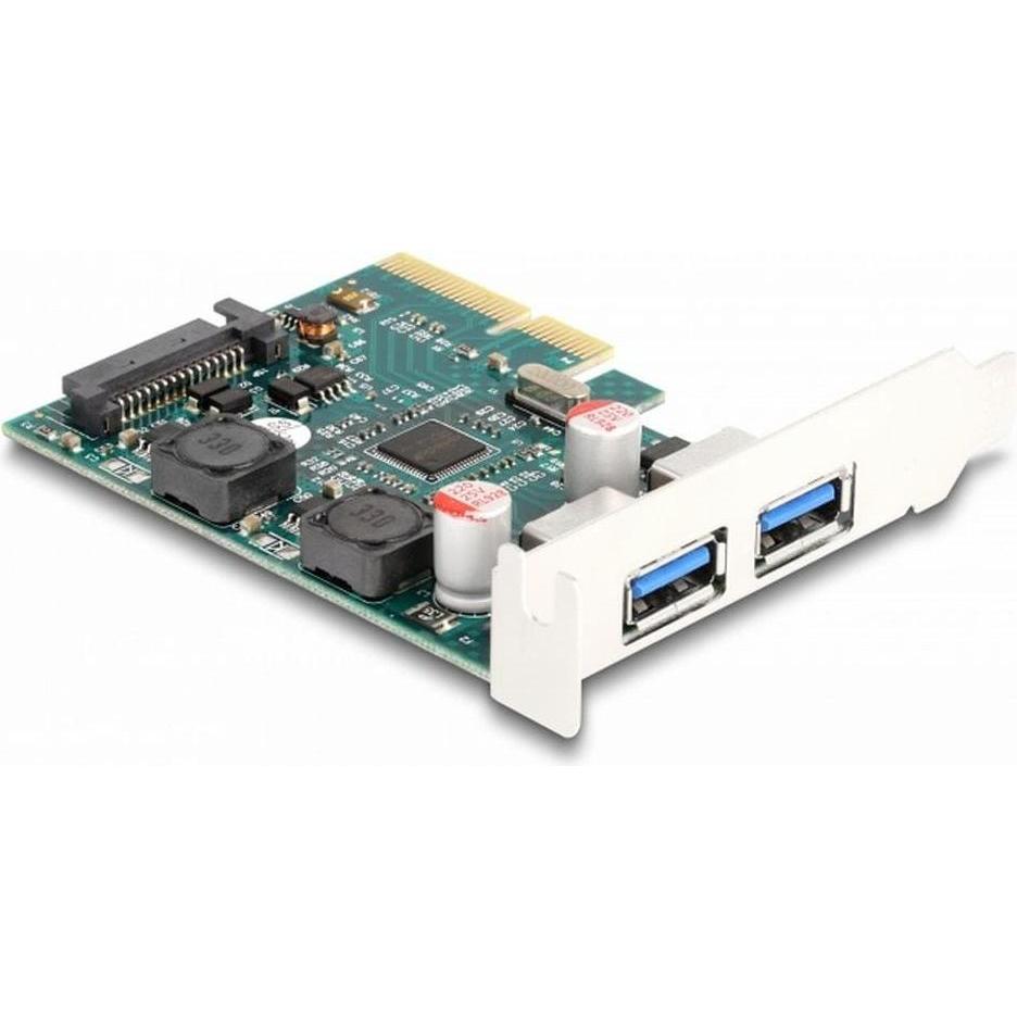 Thumbnail - Delock PCI Express x4 Karte zu 2 x extern USB 10 Gbps Typ-A Buchse, Kontrollerkarte