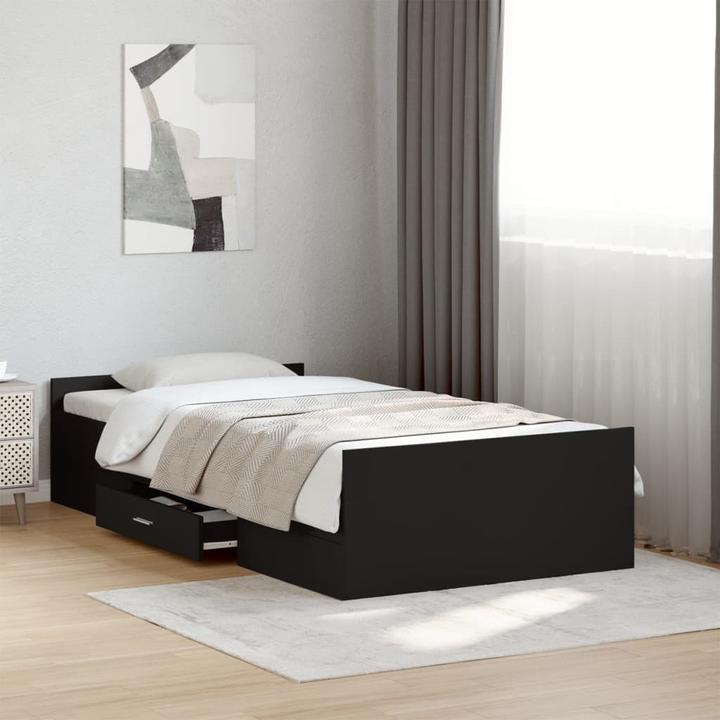Image du produit VidaXL Cadre de lit avec tiroirs (75 x 190 cm)