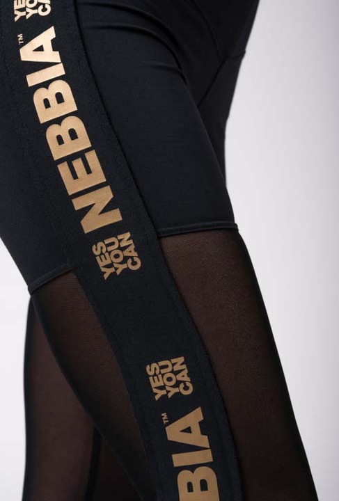 Image du produit Nebbia Leggings en maille d'or 829 Noir (S)