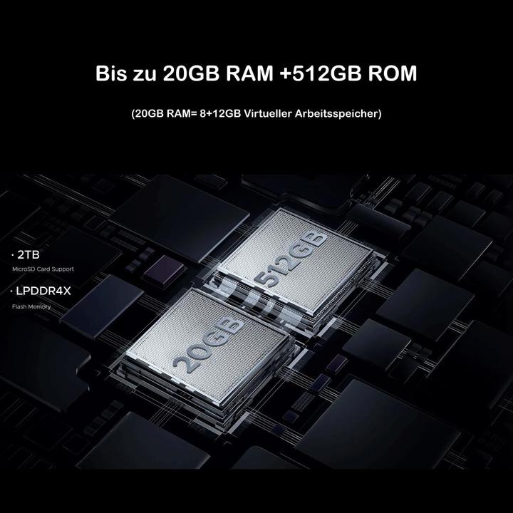 Produktbild Doogee S118 (512 GB, Rot, 6.58", Dual SIM, 4G)