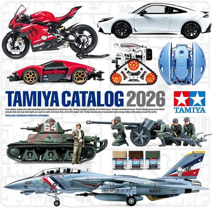 Tamiya Modellbaukatalog 2026 4 Lang.
