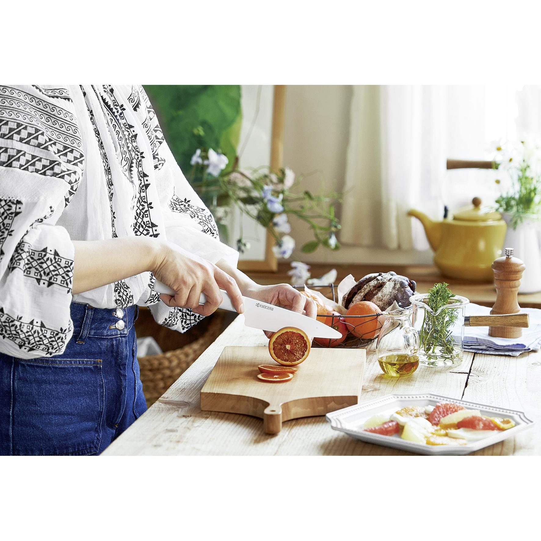 Thumbnail - Kyocera KYO Keramik Ob.-u.Gemüsemesser, Küchenmesser, Weiss